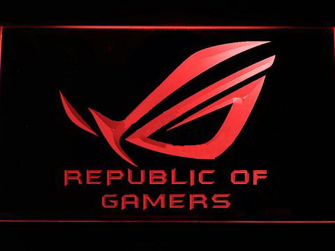 Republic of Gamers LED Neon Sign